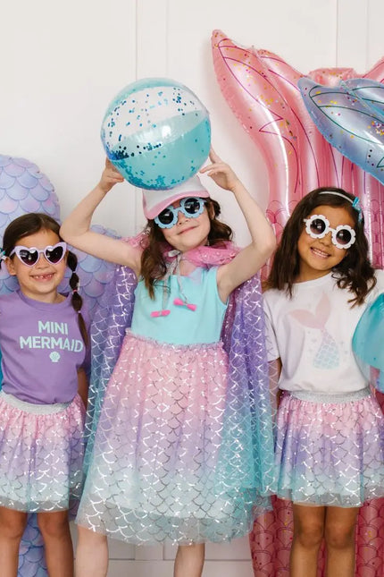 Sparkling Mermaid Tutu - Dress Up Skirt - Kids Summer Tutu-sweet wink-Urbanheer