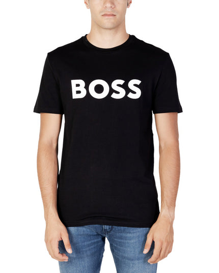 Boss Men T-Shirt-Clothing - Men-Boss-black-S-Urbanheer