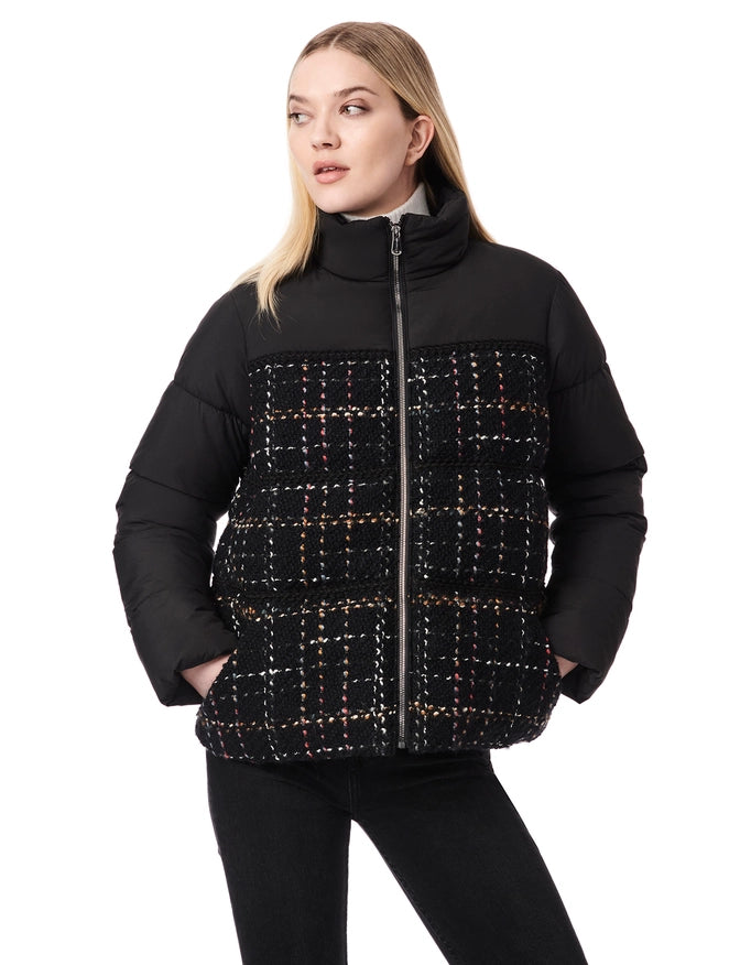 Mix Media Puffer Jacket-JACKET-Bernardo-M-Urbanheer