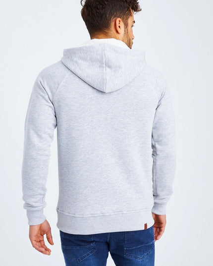 Men'S Hoodie Hood Grey-Hoodie-Leif Nelson GmbH-Urbanheer