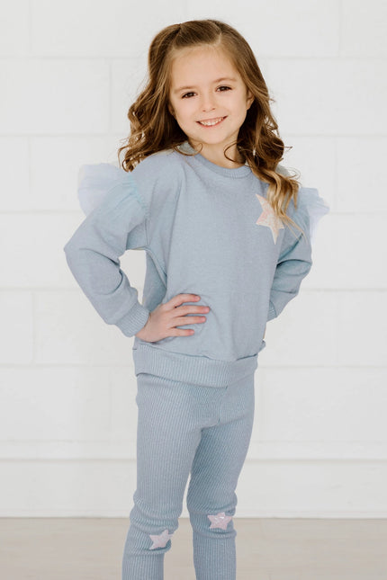 Star Sweatshirt Set-PATITE HAILEY-Urbanheer