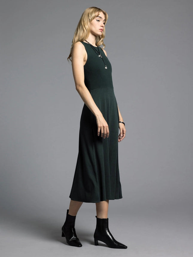 A Line Dress - Ariana Dress  DEEP FOREST