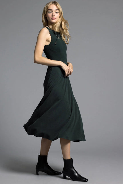 A Line Dress - Ariana Dress  DEEP FOREST