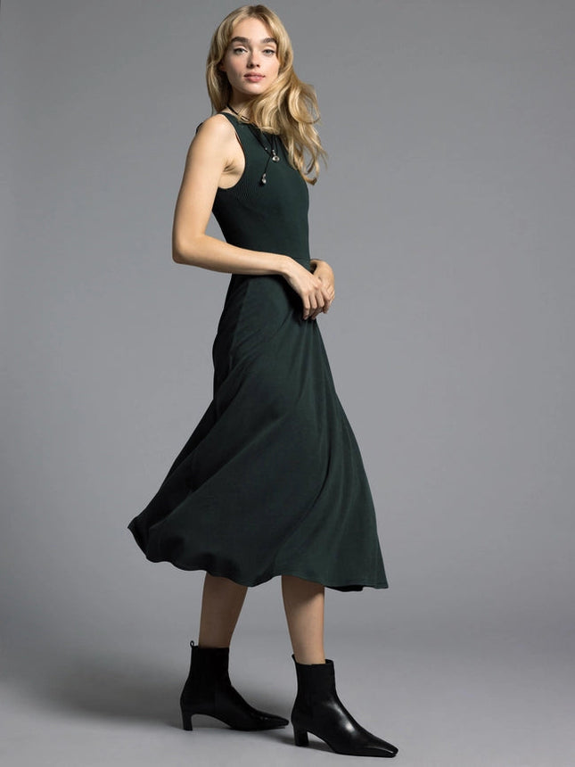 A Line Dress - Ariana Dress  DEEP FOREST