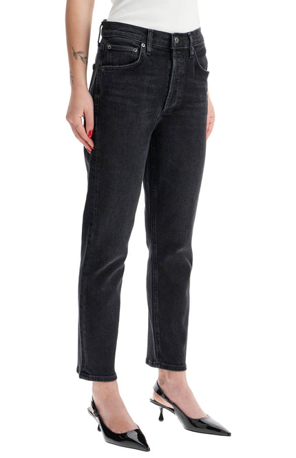 Agolde cropped riley jeans by