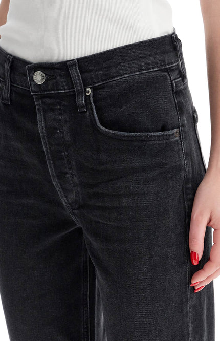 Agolde cropped riley jeans by