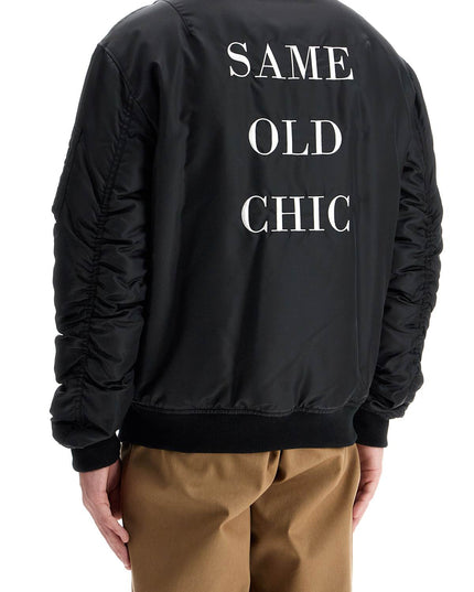 Moschino "bomber jacket with time