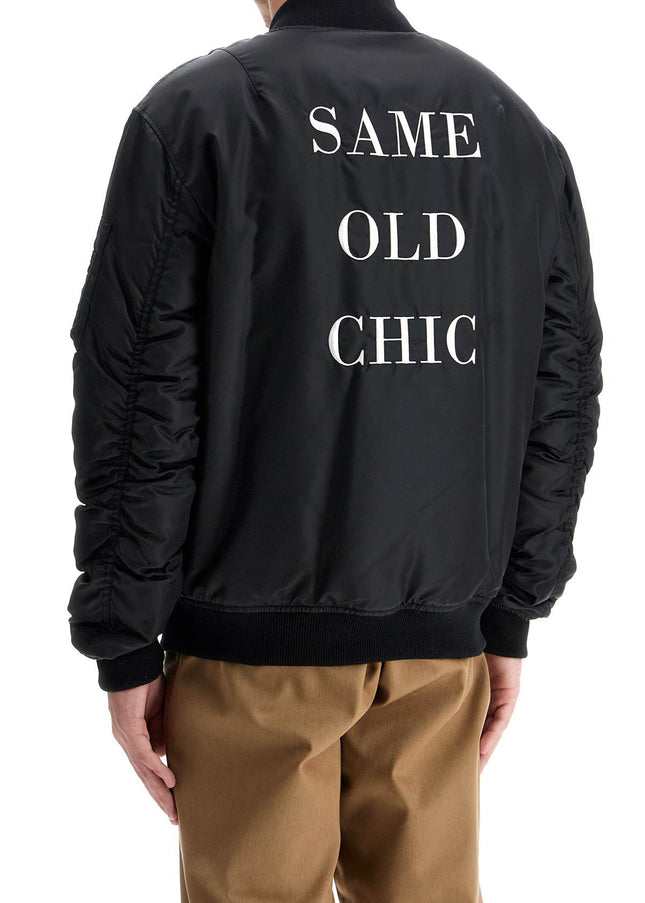 Moschino "bomber jacket with time