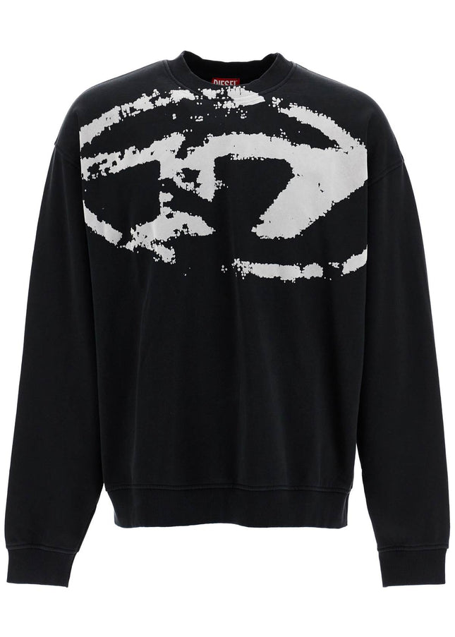 Diesel fleece sweatshirt with f