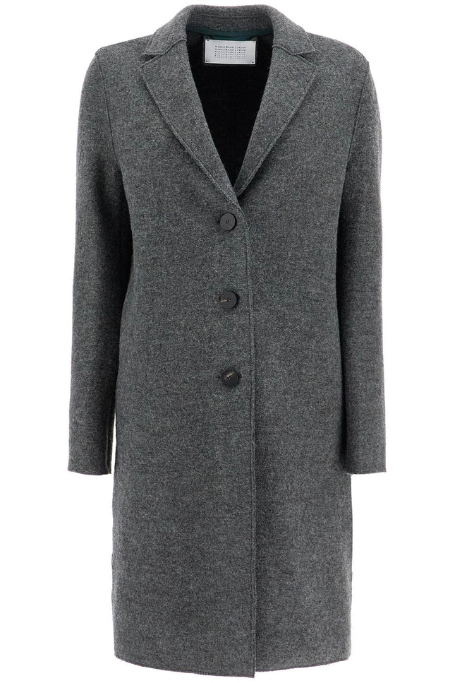 Harris Wharf London single-breasted wool coat in boiled