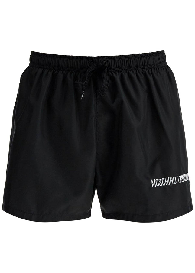 Moschino embroidered sea boxer shorts