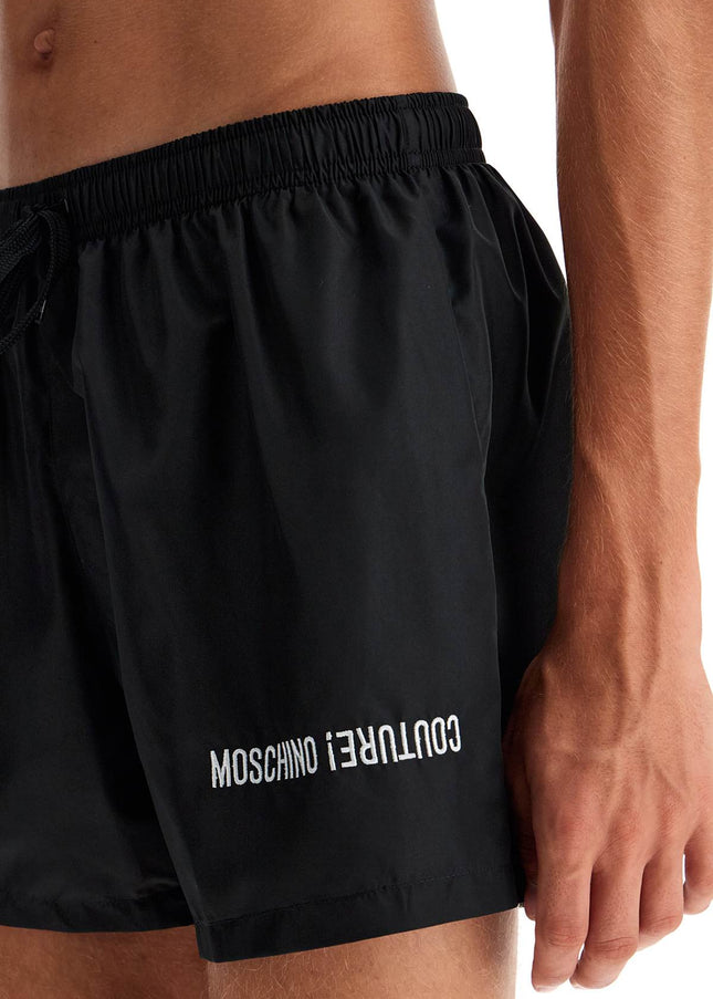 Moschino embroidered sea boxer shorts