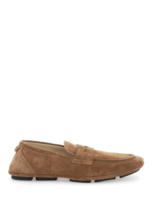 Dolce & Gabbana calf suede driver shoe