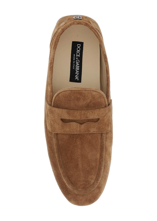 Dolce & Gabbana calf suede driver shoe