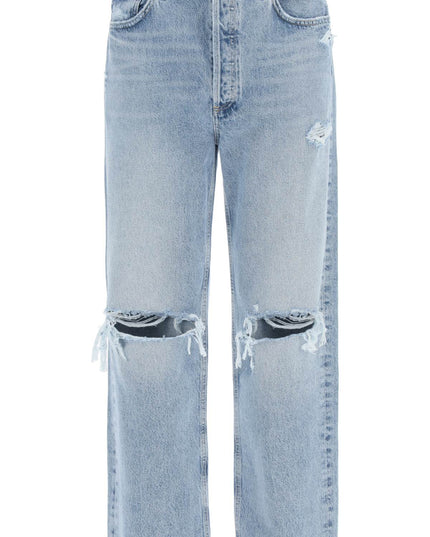 Agolde 90's destroyed jeans with distressed details