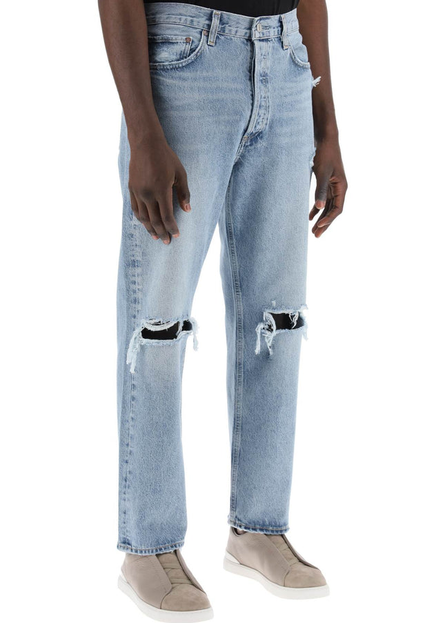 Agolde 90's destroyed jeans with distressed details