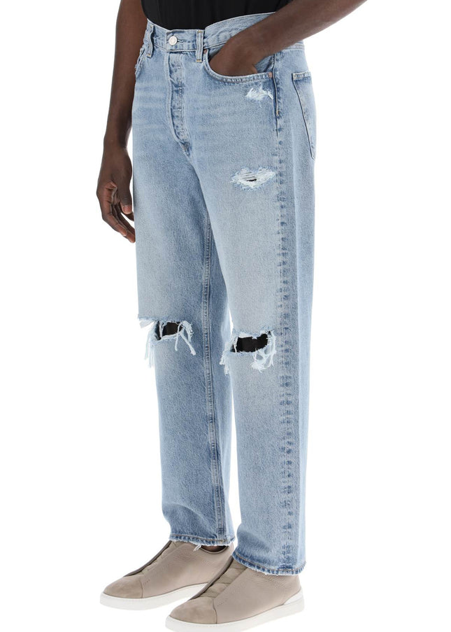 Agolde 90's destroyed jeans with distressed details