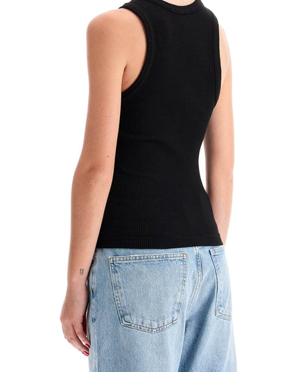 Agolde poppy ribbed tank top