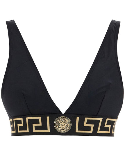 Versace "top bikini with greek border trim