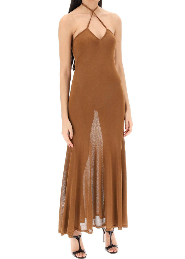 Tom Ford knitted halterneck maxi dress