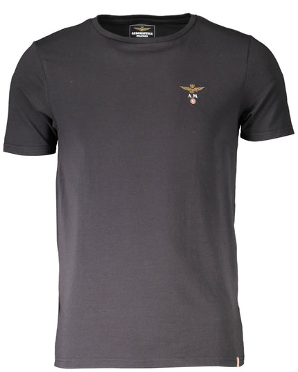 AERONAUTICA MILITARE BLACK MAN EXTERNAL T-SHIRT-0