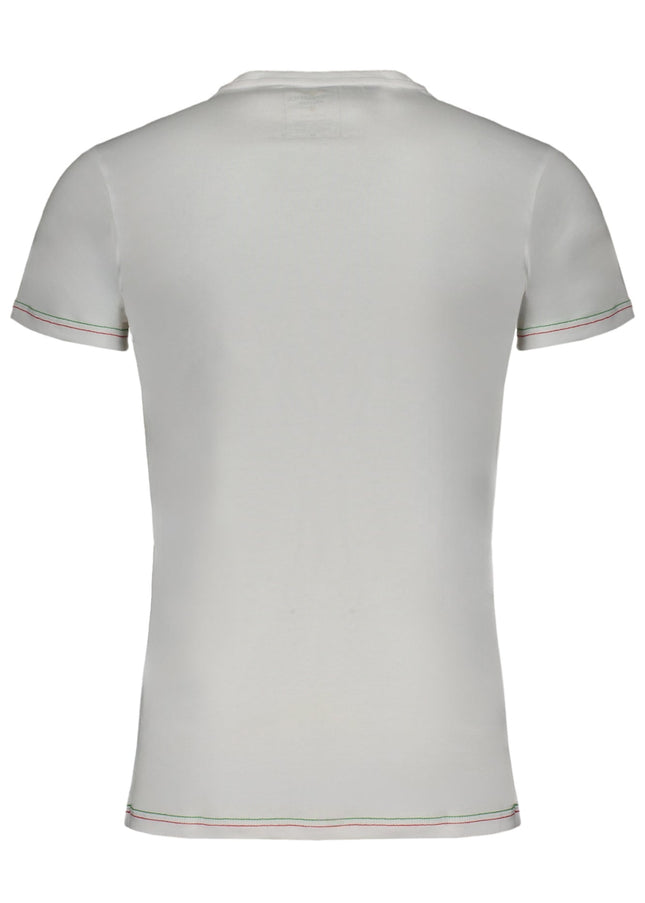 AERONAUTICA MILITARE MEN'S WHITE SHORT SLEEVE T-SHIRT-1