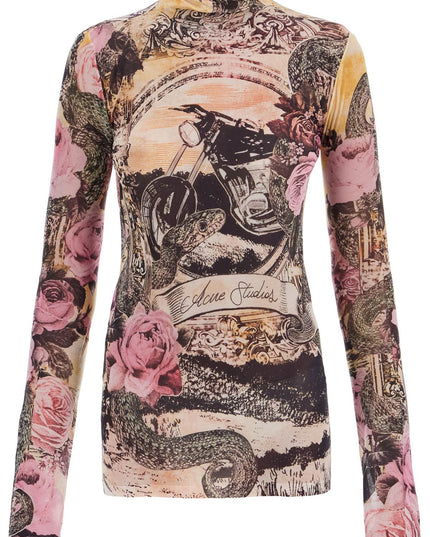 Acne Studios printed seamless top with