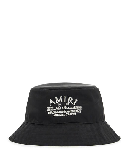 Amiri "arts district embroidered bucket hat"