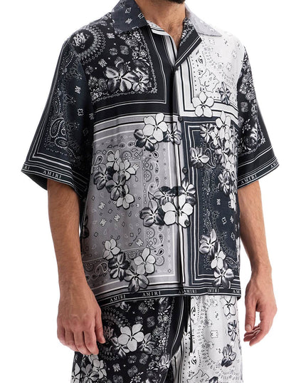 Amiri bowling shirt with bandana