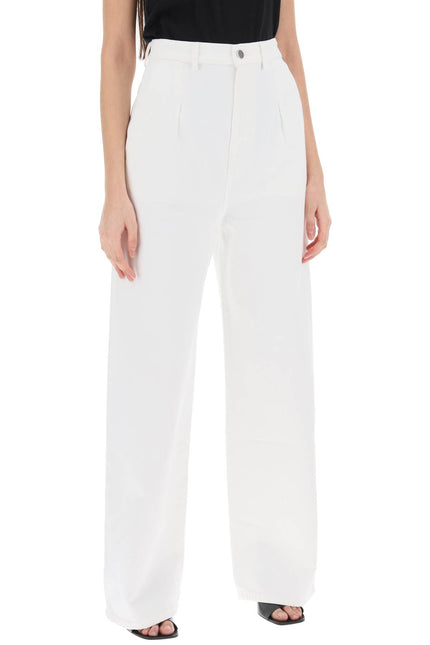 Loulou Studio Attu Oversized Jeans White-Jeans-Loulou Studio-Urbanheer