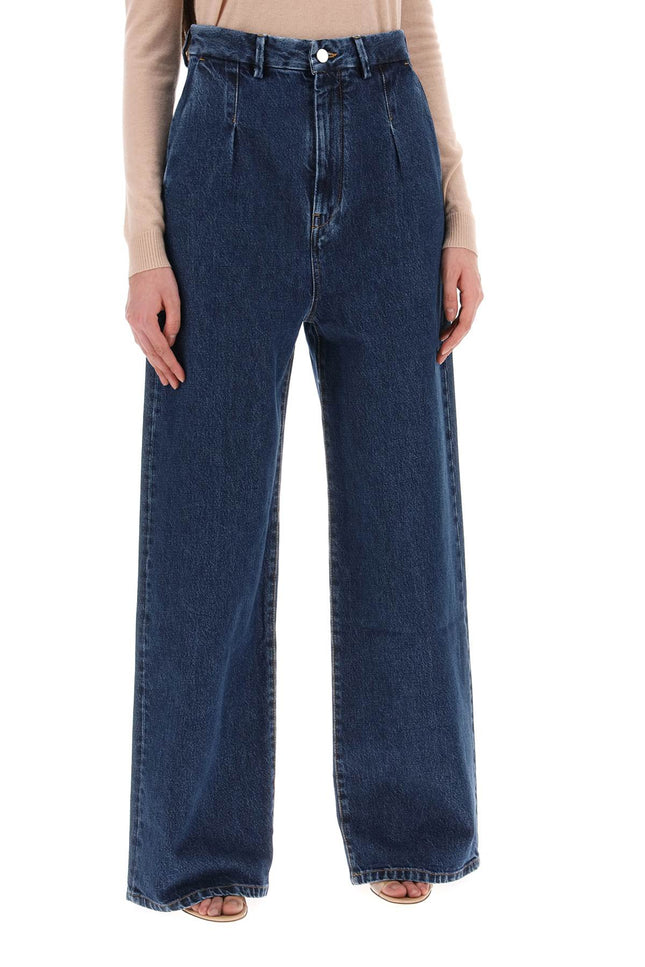 Loulou Studio Attu Oversized Jeans Blue-Jeans-Loulou Studio-Urbanheer