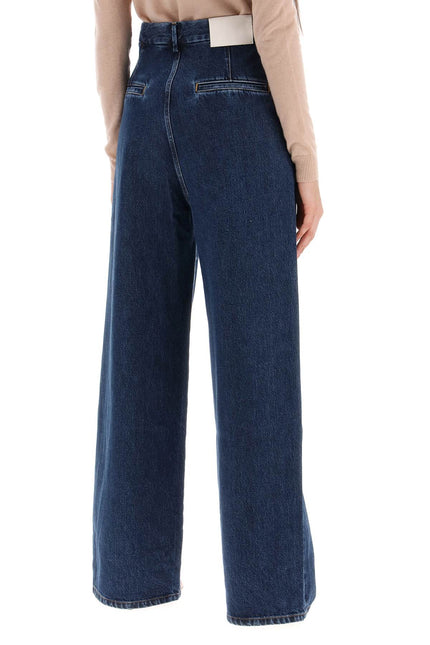 Loulou Studio Attu Oversized Jeans Blue-Jeans-Loulou Studio-Urbanheer