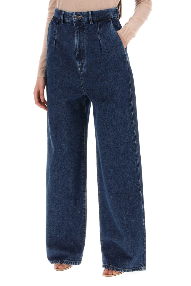 Loulou Studio Attu Oversized Jeans Blue-Jeans-Loulou Studio-Urbanheer