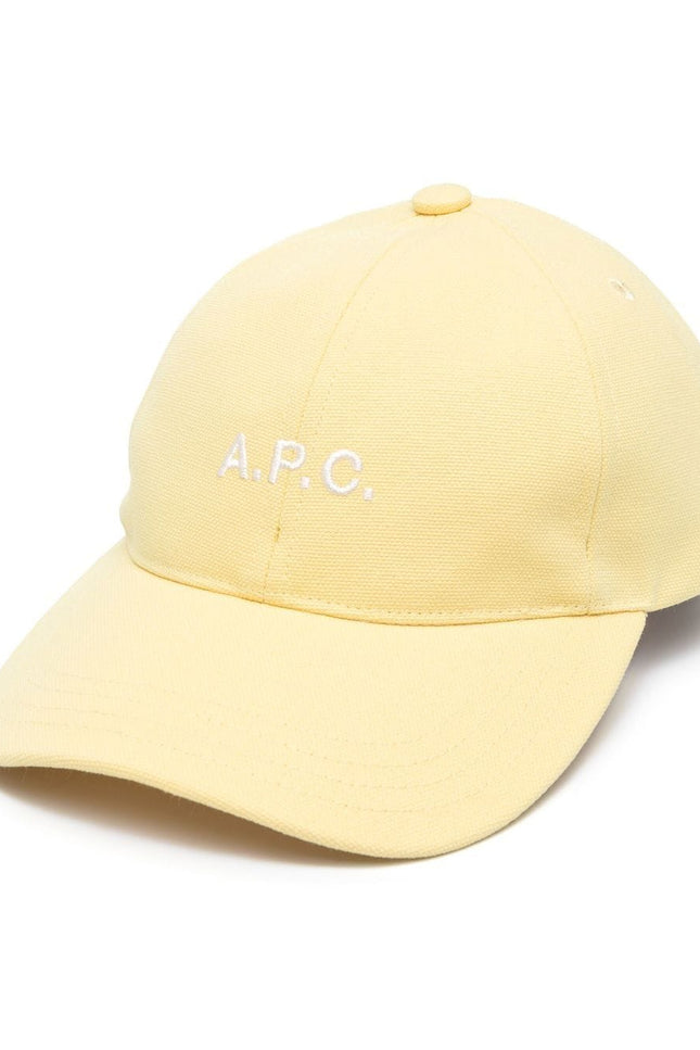 A.P.C. Hats Yellow-men > accessories > scarves hats & gloves-A.P.C.-Urbanheer