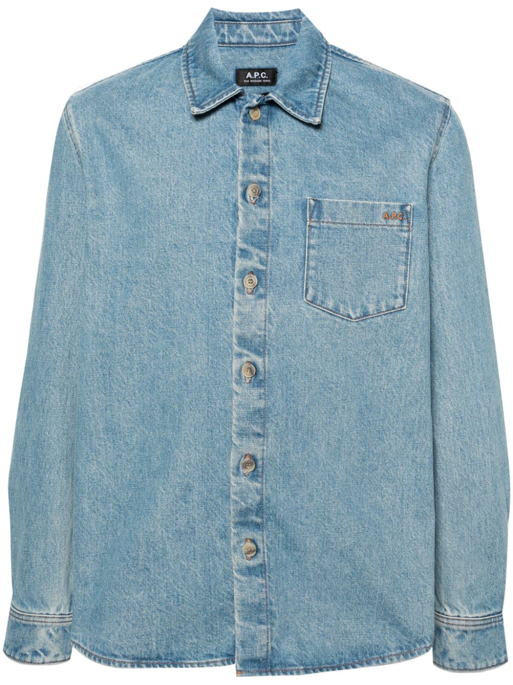 A.P.C. Shirts Blue