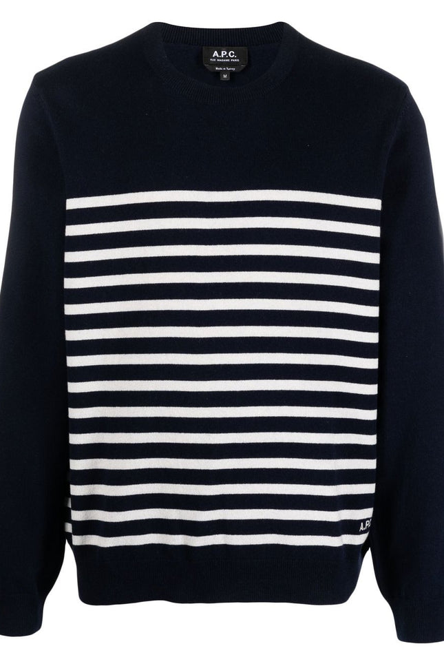 A.P.C. Sweaters Black-men > clothing > topwear-A.P.C.-Urbanheer