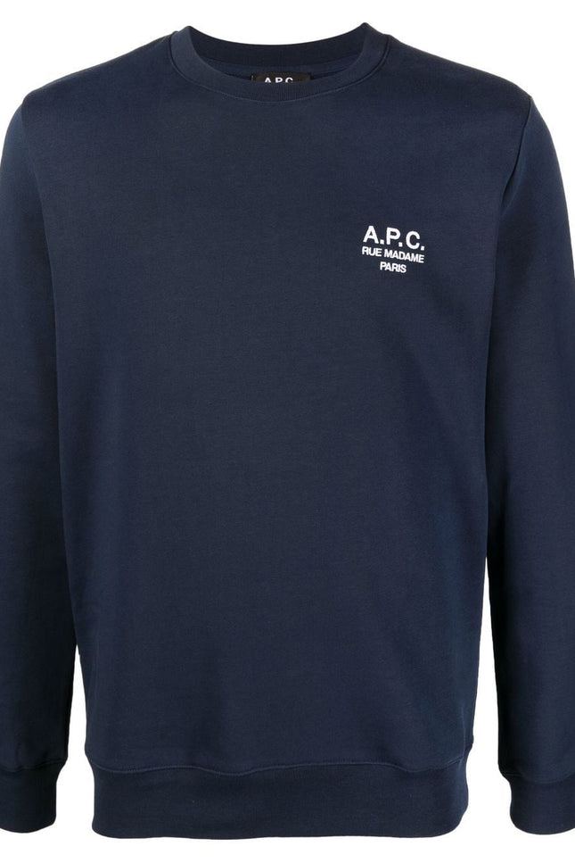 A.P.C. Sweaters Blue