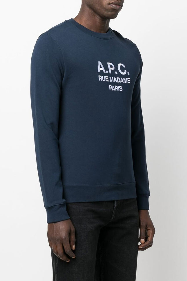 A.P.C. Sweaters Blue