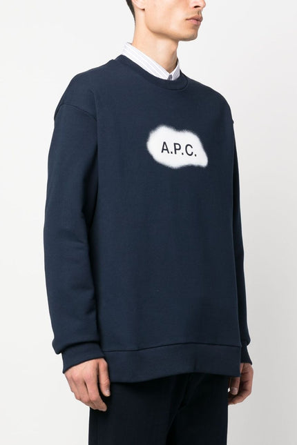 A.P.C. Sweaters Blue