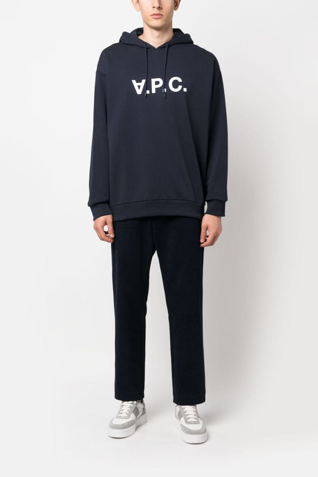 A.P.C. Sweaters Blue