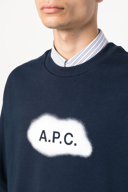 A.P.C. Sweaters Blue