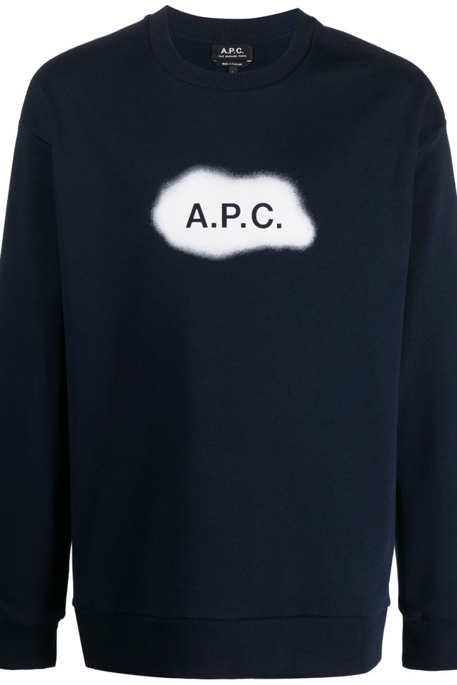 A.P.C. Sweaters Blue