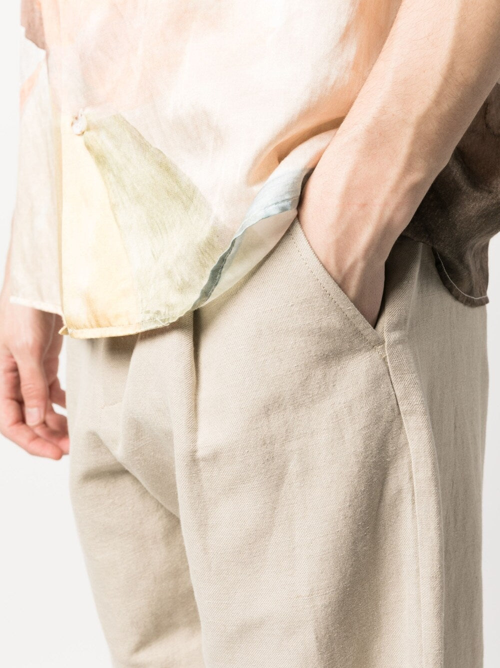 A.P.C. Trousers Beige-men > clothing > trousers-A.P.C.-52-Beige-Urbanheer