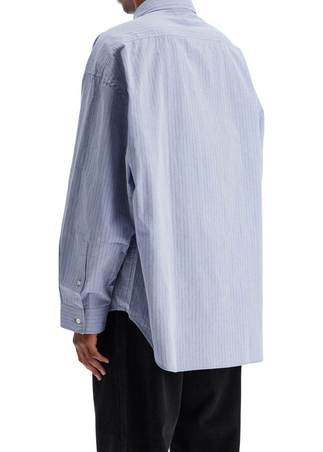 Acne Studios blue striped cotton shirt