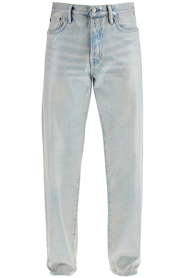 Acne Studios light blue straight cotton jeans model 1996