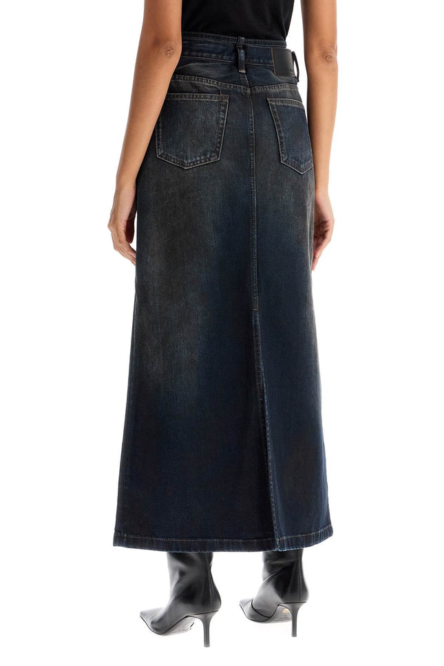 Acne Studios maxi denim skirt with waist strap