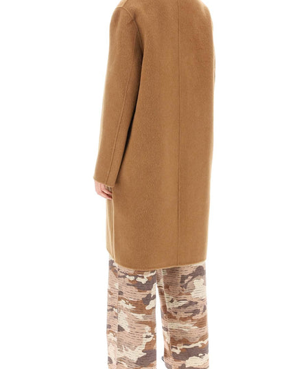 Acne Studios midi wool and alpaca coat