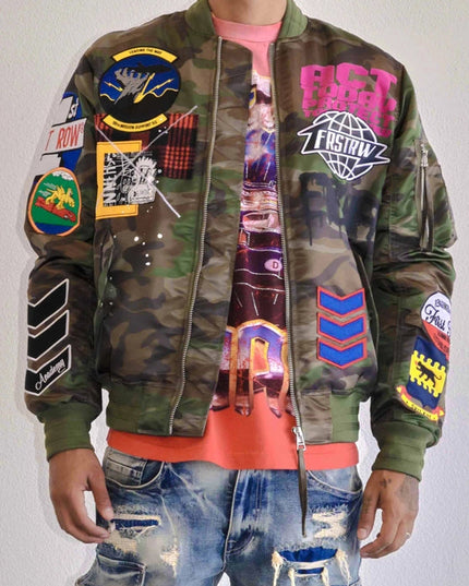 Act Today Multi Patches MA-1 Jacket