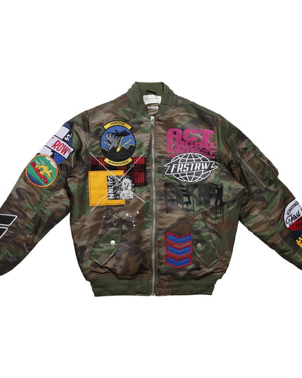 Act Today Multi Patches MA-1 Jacket