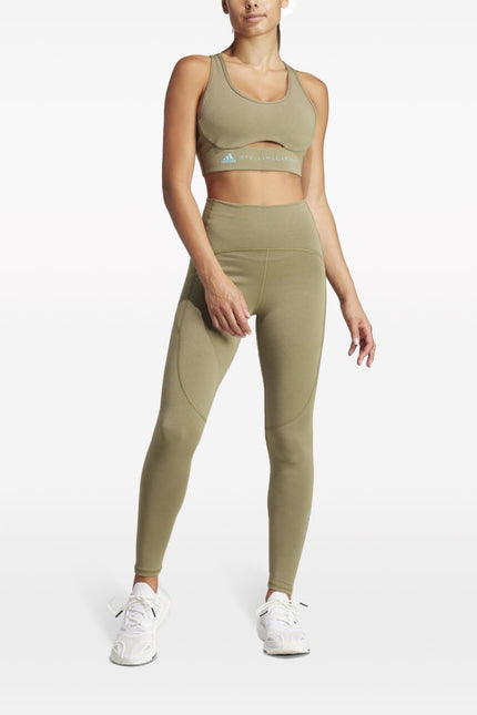 Adidas By Stella Mccartney Trousers Green